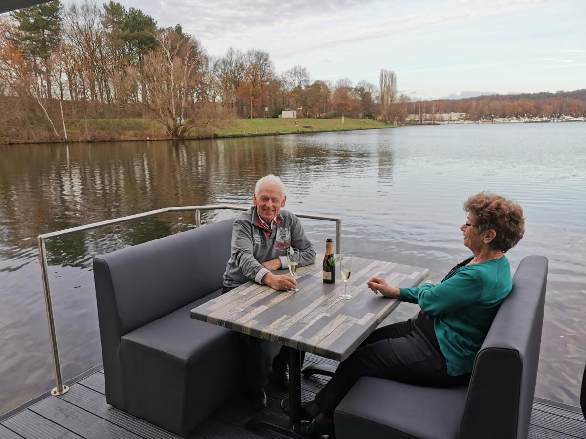 Houseboat Met Dakterras Mookerplas Middelaar Dış mekan fotoğraf