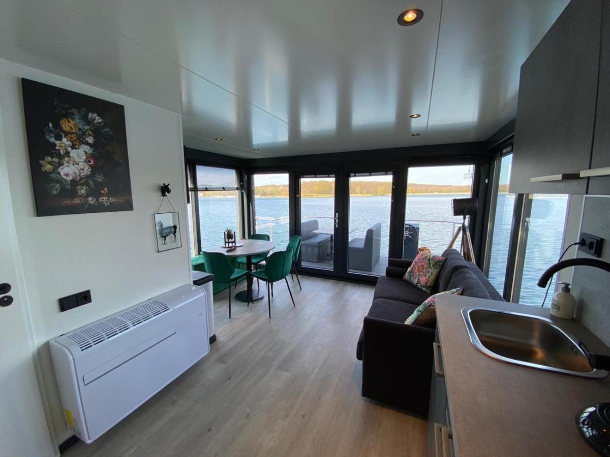 Houseboat Met Dakterras Mookerplas Middelaar Dış mekan fotoğraf