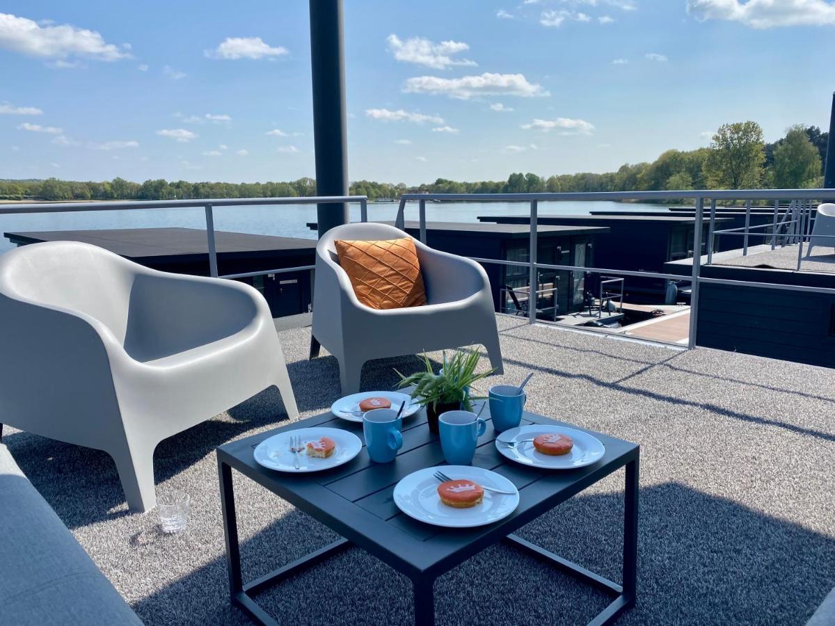 Houseboat Met Dakterras Mookerplas Middelaar Dış mekan fotoğraf